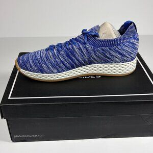 Urban Sport J/Slides Opy Sneakers Women’s 8.5 Blue 2-Tone Knit Slip-On Athletic